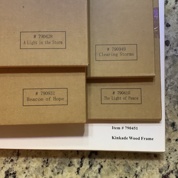 Thomas Kinkade Prints (4) with New Frames - Picture 2 of 10